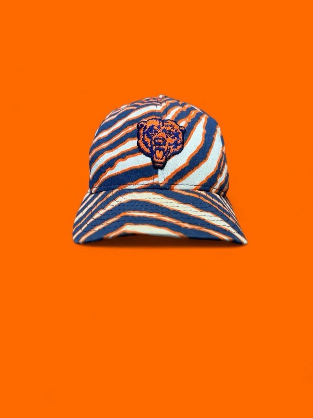 Vintage 90s Zubaz NFL Chicago Bears hat